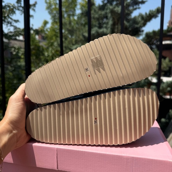 New Free People Rule Breaker Flatform Sandal Shoes Platform Suede Blue Capri 36 - Picture 10 of 17